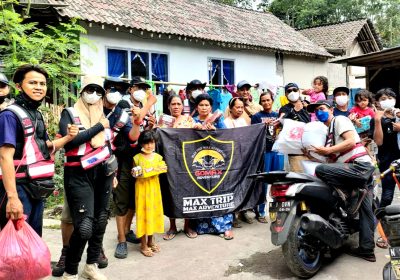 Peduli Gunung Semeru, Komunitas Gomax Adventure Salurkan Bantuan