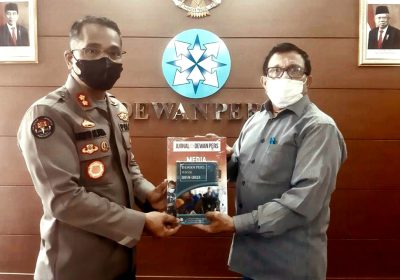 Kunjungi Dewan Pers, Kabid Humas Polda Banten Belajar Kode Etik Jurnalistik