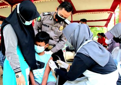 Polres Pekalongan Target 70 Persen Vaksin Dosis Kedua Akhir Tahun