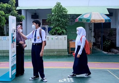SMPN 30 Jakut Gelar Pelajaran Tatap Muka Kedua  Prokes Ketat