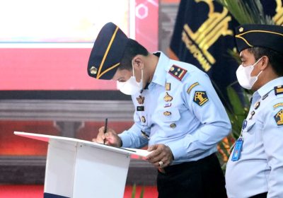 Tanda Tangani Komitmen, UPT Kumham Se-Bogor Raya  Deklarasi Kinerja Tahun 2022