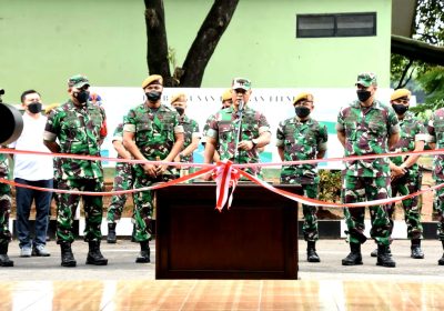 Kunjungan Pangdam Jaya di Resimen Arhanud 1/F dan Yonarhanud 10/ABC