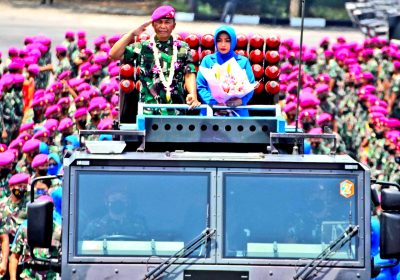 Dankormar Melaksanakan Exit Briefing dihadapan Ribuan Prajurit