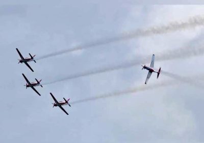 Jupiter Aerobatic Team (JAT) Tampil Makin Memukau di Singapore Airshow