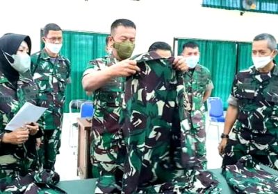 Dislitbangad Uji Coba Seragam PDL TNI Produk Dalam Negeri