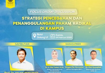 UI Bentengi Mahasiswa dari Pengaruh Paham Radikalisme dan Terorisme