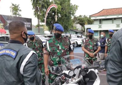 Persiapan KTT G-20, Danpuspomad Periksa  Personel dan Materiel Pomdam IX/ Udayana