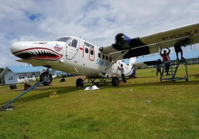 Lanud Silas Papare Peroleh Hibah Monumen Pesawat Perintis dari Tokoh Masyarakat di Papua