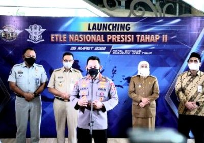 Kapolri Resmikan Tilang Eletronic di 14 Provinsi