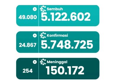 Kasus Aktif dan Angka Kesembuhan COVID-19 Tunjukkan Tren Perbaikan Sejak Awal Maret
