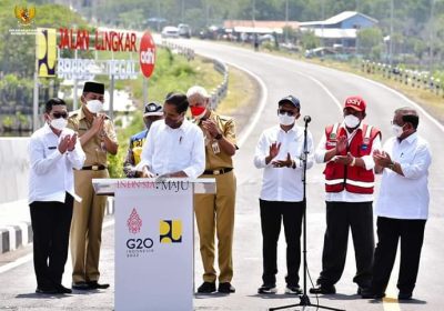 Presiden Resmikan Jalan Lingkar Brebes-Tegal Jelang Arus Mudik