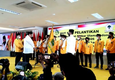 Ketum DPP Golkar Lantik dan Kukuhkan DPP Satkar Ulama Indonesia