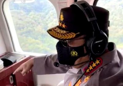 Kapolri Pantau Arus Mudik Naik Helikopter, Tol Jakarta-Cikampek Lancar
