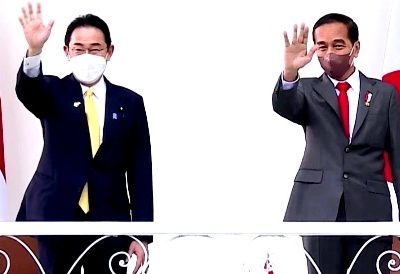 Presiden Jokowi Terima PM Jepang Fumio Kishida di Istana Bogor