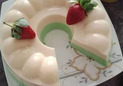 Puding Busa Pandan⁣