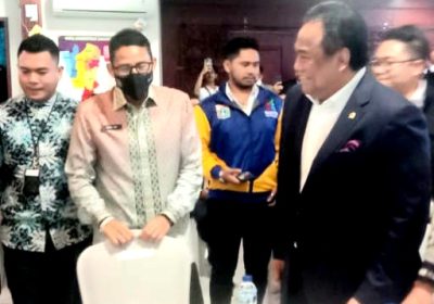 Sandiaga Uno Hadiri Pelantikan BPC  HIPMI Jaksel Masa Bakti  2021-2024