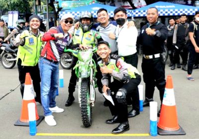 Kapolda Cup 2022 , Ditlantas PMJ Gelar Lomba Ketangkasan Bermotor