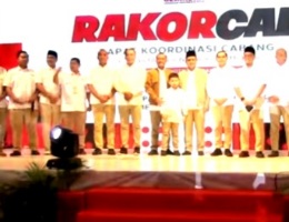 Gerindra Kota Medan Deklarasikan Prabowo Subianto Presiden