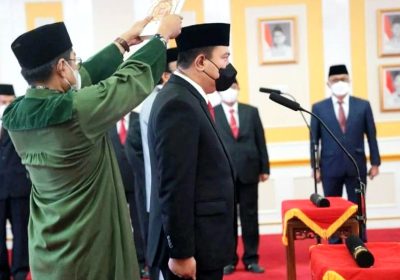 Tomsi Tohir Balaw Resmi Dilantik Sebagai Irjen Kemendagri