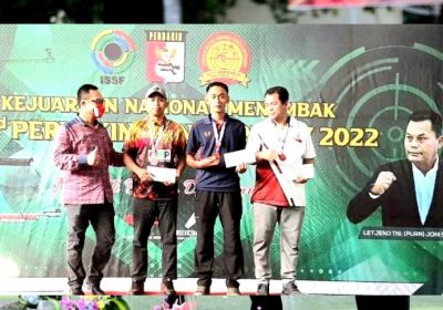 Prajurit TNI AD Torehkan Prestasi di Even Kejuaraan Nasional Menembak Perbakin Anniversary 2022