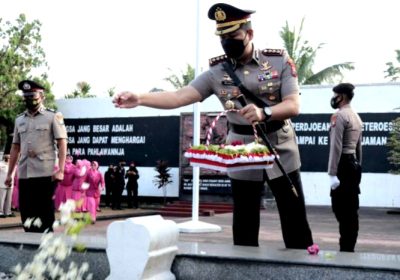 HUT Bhayangkara Ke 76 Polresta Malang Kota Bagikan Bingkisan untuk Pahlawan TRIP