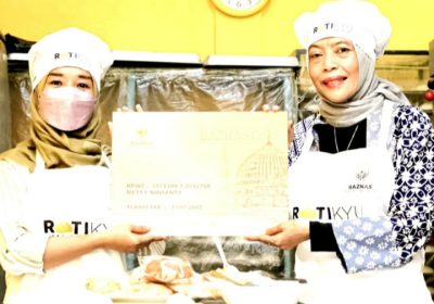 Metty Novianty Pengusaha Roti Binaan Baznas Produksi  1600 Roti Per-Hari