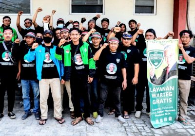 Kolaborasi Warteg Blusukan Bersama Ojol Usung Ganjar Pranowo Jadi Presiden