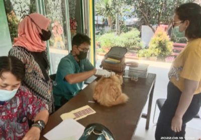 Kasatak KPKP Kecamatan Cilandak Gelar Vaksinasi HPR Gratis