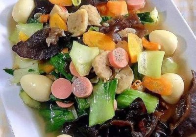 Tumis Sayur dan Jamur