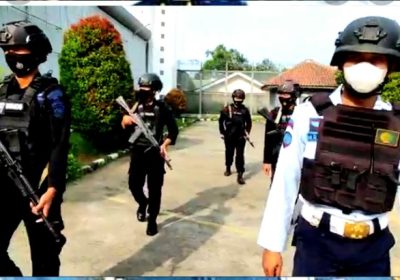 Terapkan Pengamanan Berlapis, Lapas Gunung Sindur Gandeng Brimob Polda Jabar