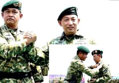 Pangkostrad Sematkan Brevet Cakra, Kapolri Jadi Prajurit Kostrad