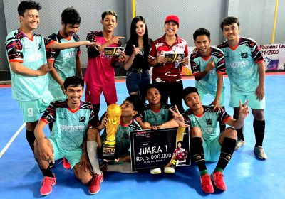 Produser Tu7uh Rumah Produksi Gelar Final “Tirta Siregar Cup 2022” Libatkan Tim Futsal Wanita