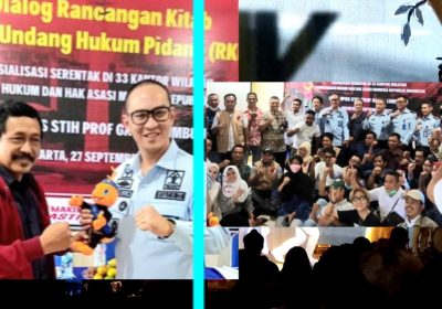 Kanwil Kemenkumham DKI Gelar Sosialisasi dan Dialog RKUHP di Kampus STIH-PGL