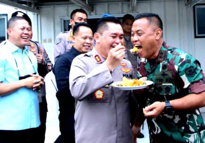 HUT TNI ke 77, Kapolda MetroBeri Kejutan Pangdam Jaya