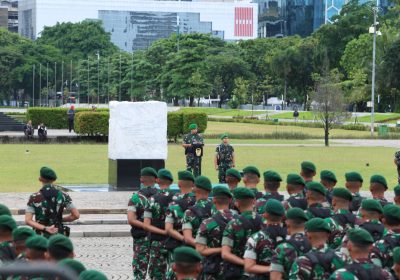 Libatkan Ribuan Prajurit, Kasad Pimpin Apel Gelar Kesiapsiagaan