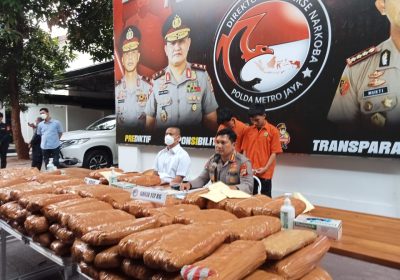Salut!, Ditresnarkoba PMJ Gagalkan Ratusan Kg Ganja untuk Perayaan Tahun Baru