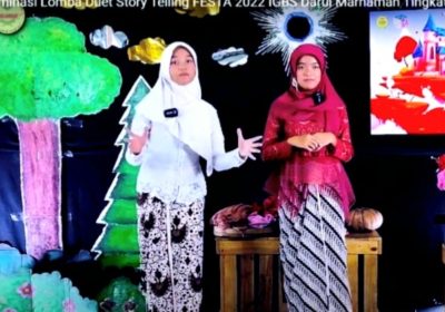 Siswa MTsN 1 Pati Juara Lomba Duet Story Telling