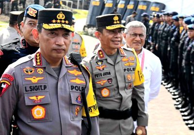 Kapolri Tinjau Posko Peralatan Personel Pengamanan KTT G20 di Bali