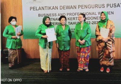 Pelantikan DPP Business and Professional Al Women Indonesia Yatnawati Kertini Periode Tahun 2022 – 2027