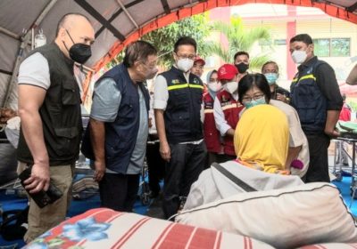 Menkes Budi Pastikan Layanan Kesehatan Daerah Gempa Tertangani