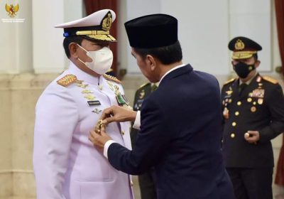 Presiden Jokowi Melantik Yudo Margono Panglima Tentara Nasional Indonesia