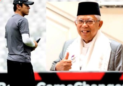 Wapres Mar’uf Amin Kobarkan Semangat Timnas Indonesia dan Meniru Maroko
