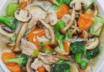 Resep Ayam Cah Jamur Brokoli