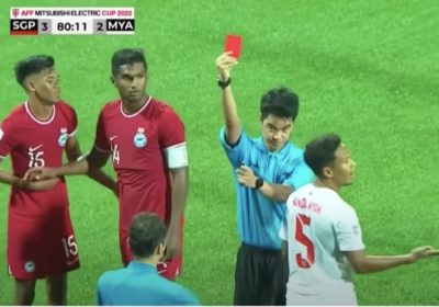 Piala AFF 2022: Pemain Myanmar Main Pukul Coreng Negaranya, Diusir dari Lapangan