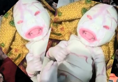 Masyarakat Lampasio Sulawesi Geger, Bayi Lahir Berbentuk Spiderman