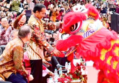 Jokowi Apresiasi Saling Menghormati dan Gotong Royong Budaya Indonesia