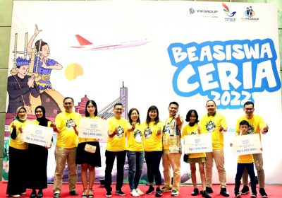 384 Anak Terpilih Terima Beasiswa Ceria FIFGROUP 2022