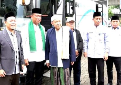 Wali Kota Jaksel Lepas 32 Peserta Pendidikan Dasar Ulama ke Garut, Tasik dan Bandung