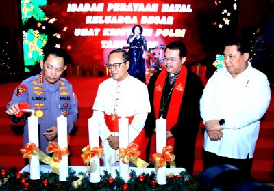Kapolri Gelar Perayaan Natal Bersama