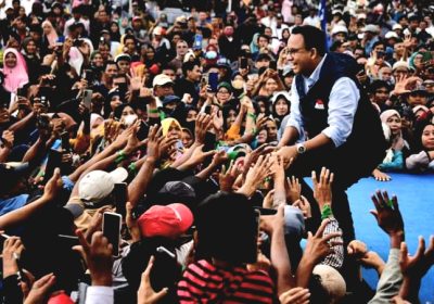 Calon Presiden NasDem Anies Disambut Gegap Gempita Masyarakat Sumbawa